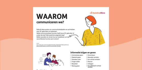 Poster met communicatiefuncties