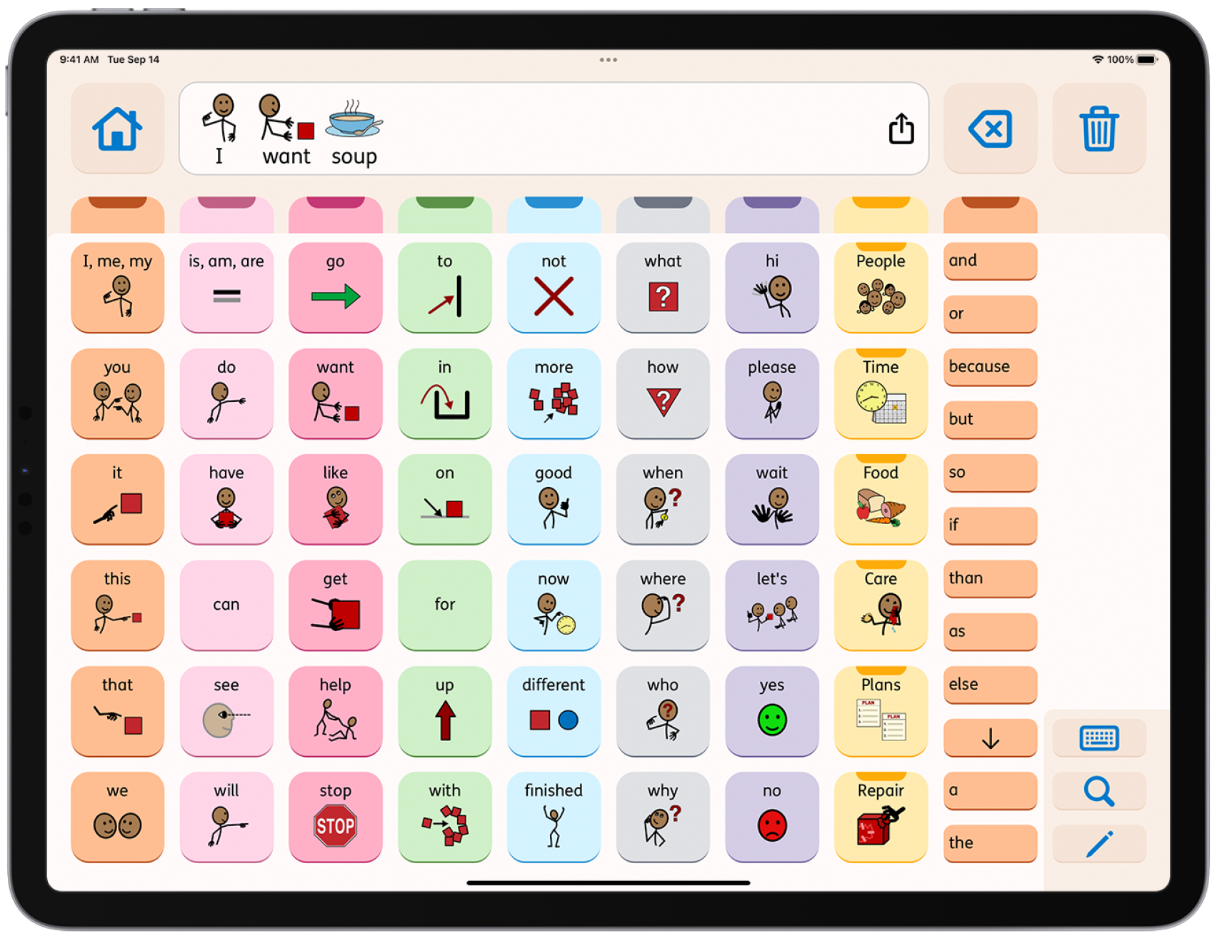 Can I teach grammar with Proloquo? - AssistiveWare